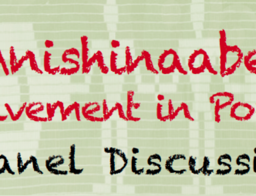 Anishinaabe Involvement in Politics: A Panel Discussion